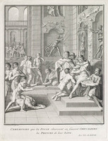 KG 12762
          <br/>
          Bloed ceremonie bij de Inca's.
          <br/>
          <em>Debrie, Gabriel François Louis (werkz. 1729-1754)</em>